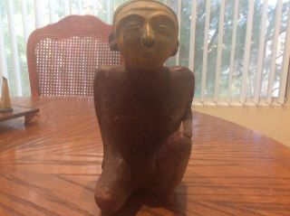 Large,  Ancient Pre Columbian Effigy - Male Figure - Number 2