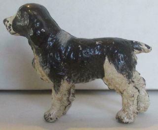 Vintage Hubley Brittany Spaniel Cast Iron Paperweight