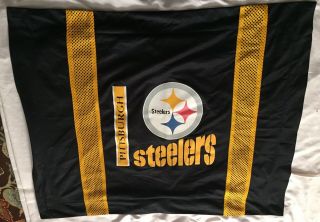 Large Durable Nfl Pittsburgh Steelers Bench Throw Pillow Case Cover