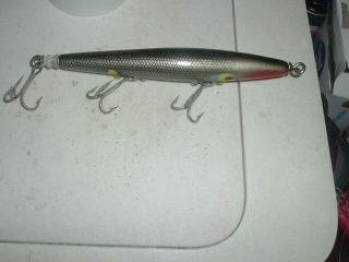 old fishing lures Smithwick Devils Horse Toothpick RARE Color Wood Bait W/Lead 2