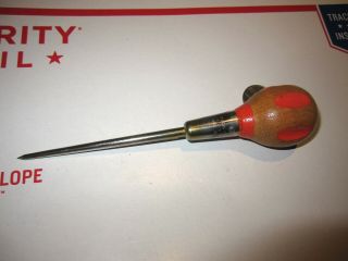 Vintage Millers Falls Tool Co.  No.  365a Scratch Awl Good Cond.  6 3/4 " Long