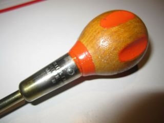 VINTAGE MILLERS FALLS TOOL CO.  NO.  365A SCRATCH AWL GOOD COND.  6 3/4 