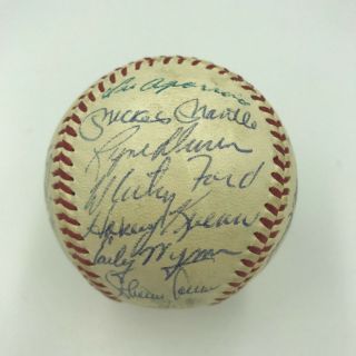 Magnificent 1959 All Star Game Team Signed Baseball Mickey Mantle Williams Jsa