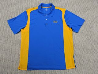 Ka Knights Ucla Bruins Polo Shirt Mens 2xl Xxl Dri Fit Lightweight Blue Yellow