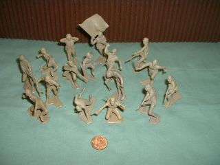 Vintage Marx Iwo Jima Playset Japanese Imperial Army Soldiers - All Poses