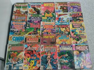 25 Vintage Comic Books 70 