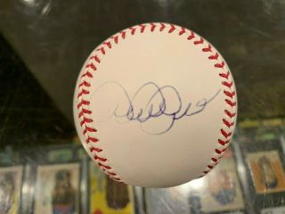 Derek Jeter York Yankees Single Signed Baseball Jsa Authentic