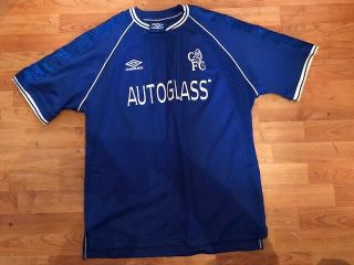 Chelsea Fc Rare Vintage Home Shirt 1999/2001 (large) Umbro