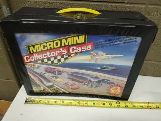 Vintage Tara Toys Micro Mini Collectors Case Holds Up To 96 Micro Machines (e23)