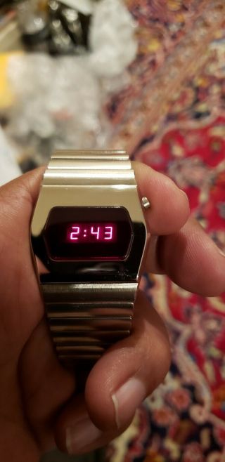 A Vintage Concord Digital Led Swiss Watch In