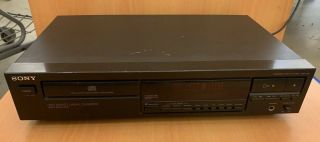 Vintage Sony Cdp - 297 Single Compact Disc Cd Player