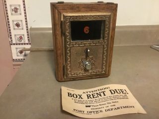 Vintage 1927 Us Post Office Door Mail Box Piggy Bank