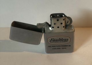 1961 Faultless Rubber Co Advertising Zippo Lighter