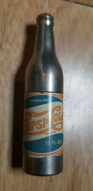 Vintage Pepsi Cola Bottle Lighter