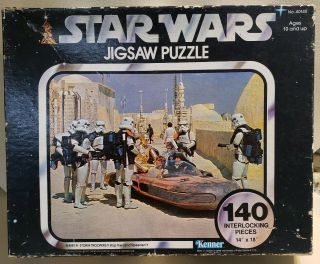 Vintage 1977 Series Iii Storm Troopers Landspeeder Star Wars Jigsaw Puzzle 40140