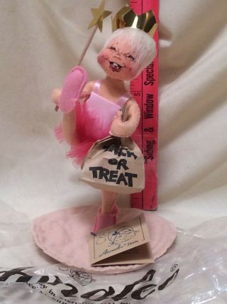 Annalee Mobilitee Doll Vintage Halloween Trick Or Treat Kid Ballerina Princess