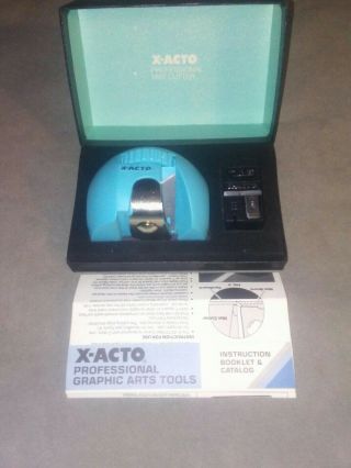 Vintage X - Acto Professional Picture Mat Cutter 4040 W/blades,  Box Usa