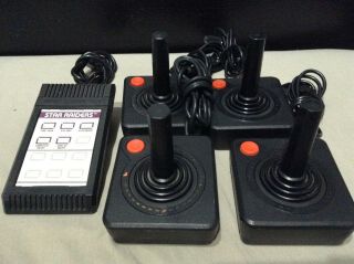 Atari 2600 Joystick Video Game Console Controllers & Keypad Rare Vintage Bundle
