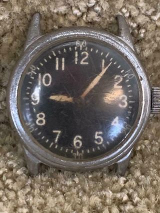 Elgin Type A - 11 Military Watch Parts Only In Not