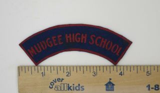 Australian Army Cadet Shoulder Flash Patch Post Ww2 Vintage Mudgee High School
