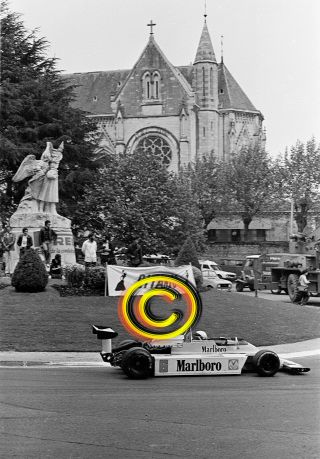 Racing 35mm Negative F1 Andrea De Cesaris - March,  1980 Pau Formula 2