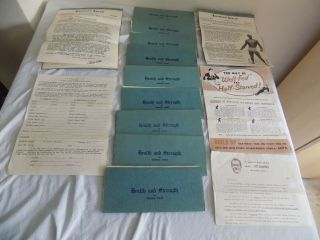 Vintage 1951 Charles Atlas Health & Strength Course 1 - 12,  Intro,