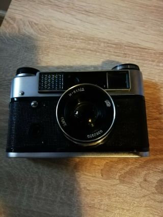 Vintage Camera Fed 5 Made In Ussr / Soviet Case 61/l/d
