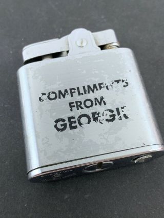 Vintage CMG Continental Pocket Lighter With Perpetual Calendar 3