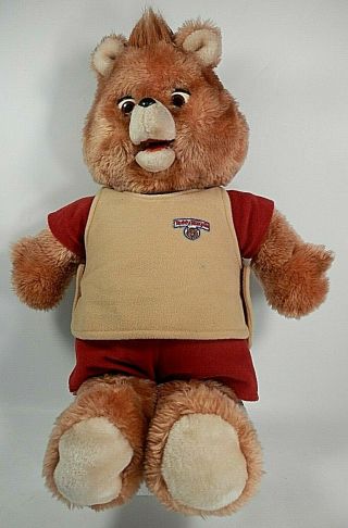Teddy Ruxpin Vintage 1985 Bear In Suit