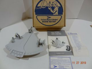 Vintage 1978 Davis Mark 3 Iii Standard Marine Sextant Box Instructions