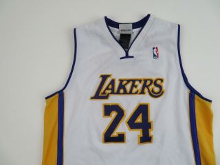 Adidas Boys Kobe Bryant Los Angeles Lakers NBA Jersey Youth XL 16/18 Mens Small 2