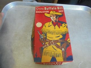 Vintage 1954 Leslie Henry Young Buffalo Bill Holster Set Box Only