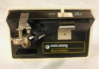 Black & Decker Under Cabinet Spacemaker Electric Can Opener No Mount Vintage
