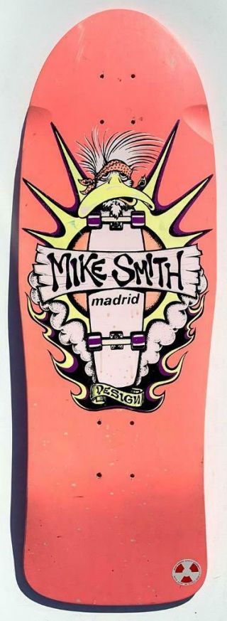Madrid Skateboards Mike Smith Duck Model 1984 John Lucero Art Very Rare