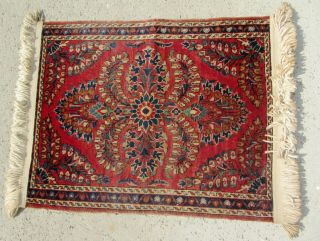 Antique Middle Eastern Oriental Islamic Prayer Rug 23 " X 32 " Very Fine Weave