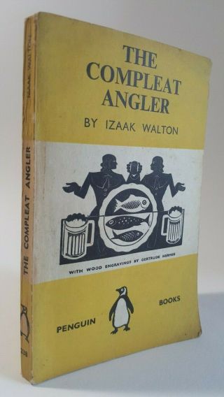 The Compleat Angler Izaak Walton Nov.  1939 Penguin 238 Fishing Angling Book Pbk