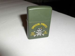 2005 C - 05 Special Forces Military Green Unfired Zippo Lighter