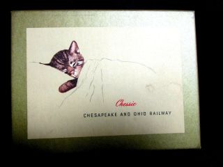 Vintage 2 Pack Playing Cards,  Chesapeake And Ohio Railway -