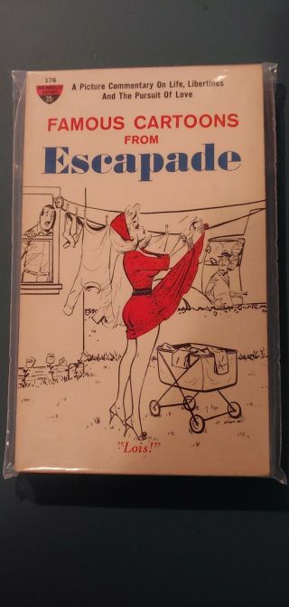 Famous Cartoons From Escapade,  1960 Monarch Pb,  Fine,  Bill Wenzil Art