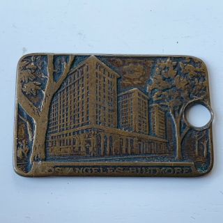 Vintage Hotel Key Fob Biltmore Los Angeles California Rare Keyfob