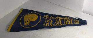 Vintage 1950s Los Angeles Rams Pennant