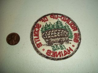 VINTAGE BSA BOY SCOUTS BIG ROUND UP OF SCOUTS HAINES 1945 PATCH 2