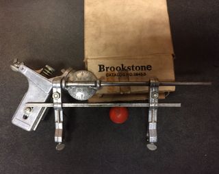 Vintage Brookstone Company Bar - Mount Chain Saw Sharpening Jig,  Model - 3848