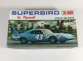 Jo - Han Plymouth Superbird Vintage Model Car Stock Or Race Petty Nascar Gc - 1470