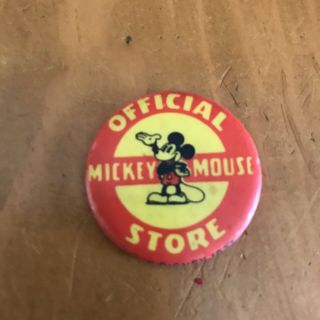 1937 Vintage Official Store Pins Mickey Mouse Kay Kamen York London
