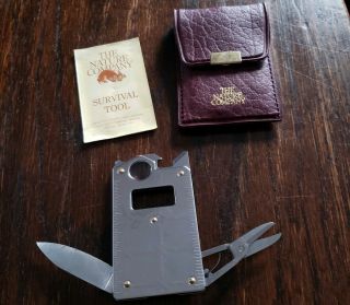 ☆ Vintage Kanger Survival Multi - Tool The Nature Company W/ Belt Carrying Case