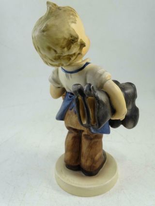 Vintage Goebel Hummel Figurine Statue TMK - 3 Boots 143/I Germany Porcelain 6.  75 
