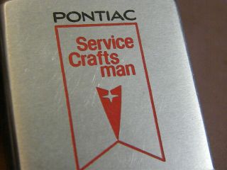Zippo Rule - Automotive Advertising - " Pontiac Service Craftsman " 100 Paint
