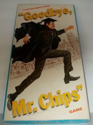 Vintage Goodbye Mr.  Chips Board Game 1969 Parker Brothers
