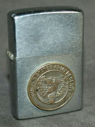 Zippo Lighter From Vietnam Era With U.  S.  Army Reserve Badge On It